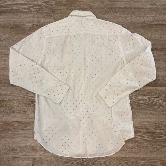 Club Monaco Classic Fit Cotton White Shirt  sz S - Picture 2 of 8